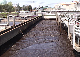 工場廃水(飲料水製造工場) 改修時残汚泥処理